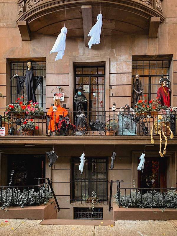 Halloween Brownstone NYC