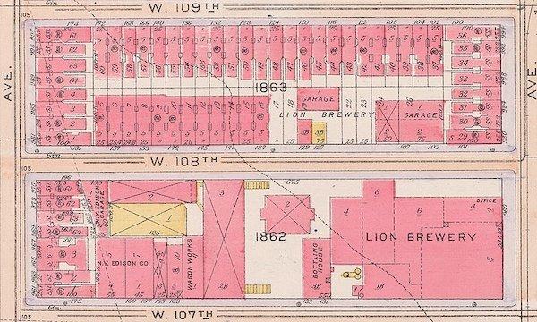 Lion Brewery New York Map