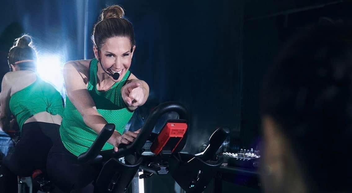 Studio sweat on cheap demand spin class