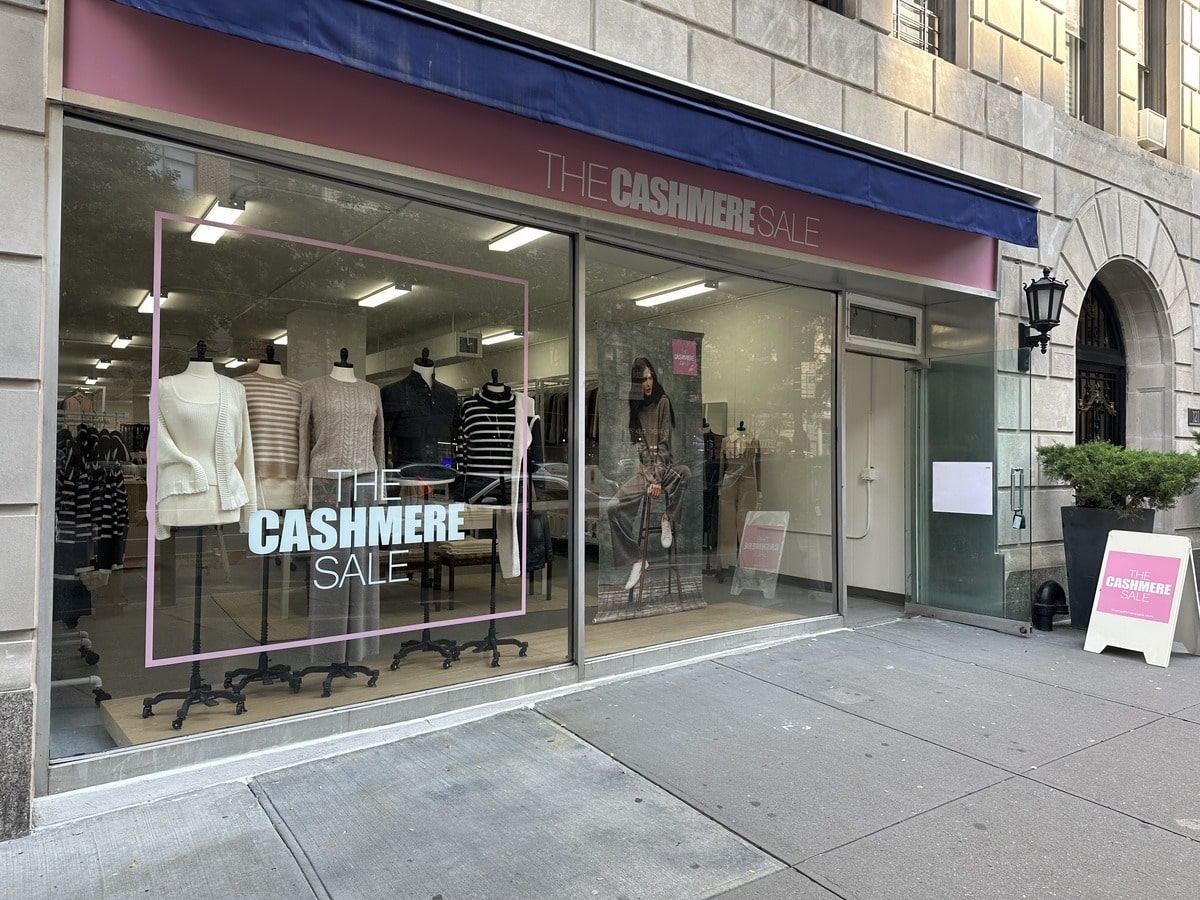 The Cashmere Sale Returns to the Upper West Side